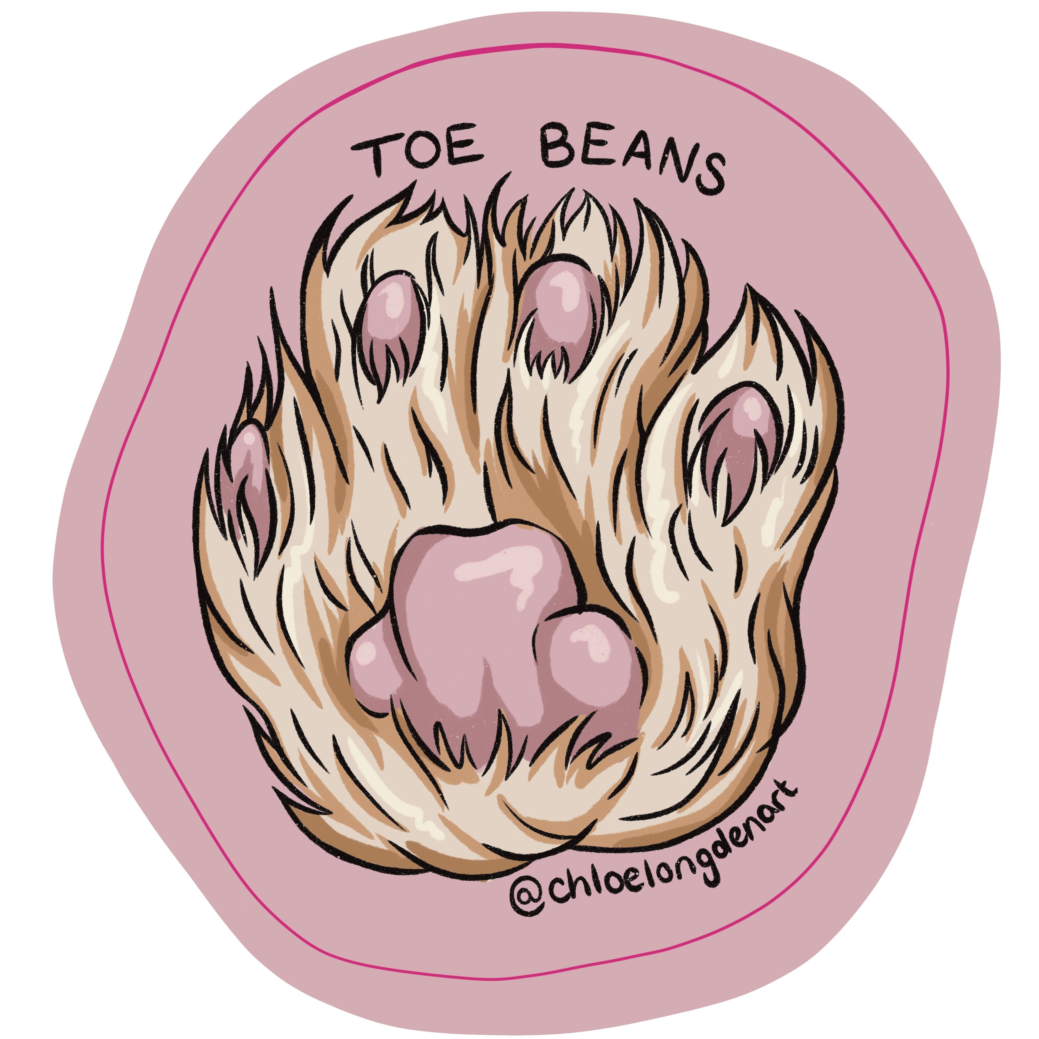 Toe Beans | Chloe Longden Art